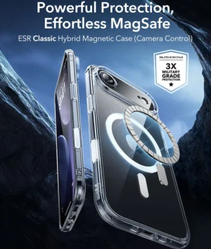 iPhone Air Classic Hybrid Magnetic Case (Camera Control) | Clear